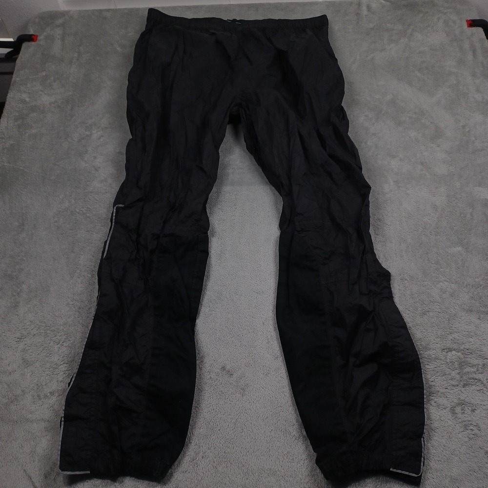 Harley Davidson Pants Mens XXL Black Rain‎ Outdoor Biker Motorcycle Nylon